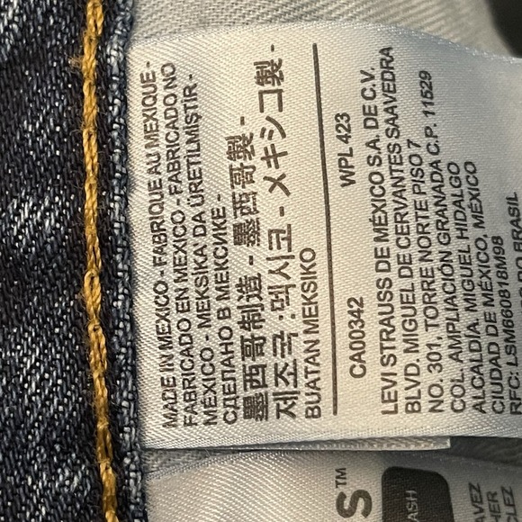 Levis 550 Jeans Men 46 x 30 Blue Denim Loose Baggy Fit‎ Straight Leg Light Wash - Picture 7 of 8